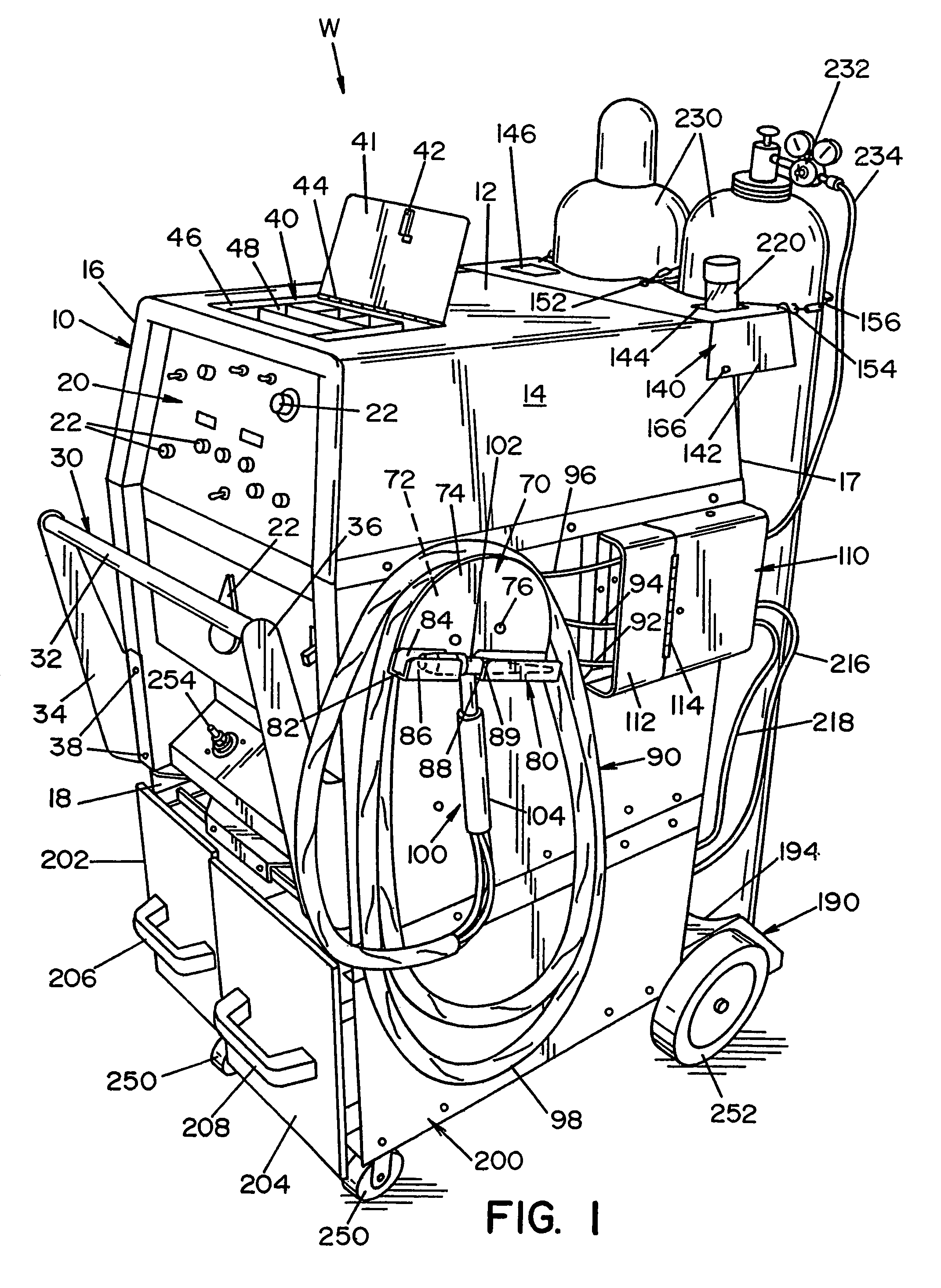 Welding accessory arrangement