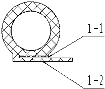 Installation device for auto door seal strip of automobile