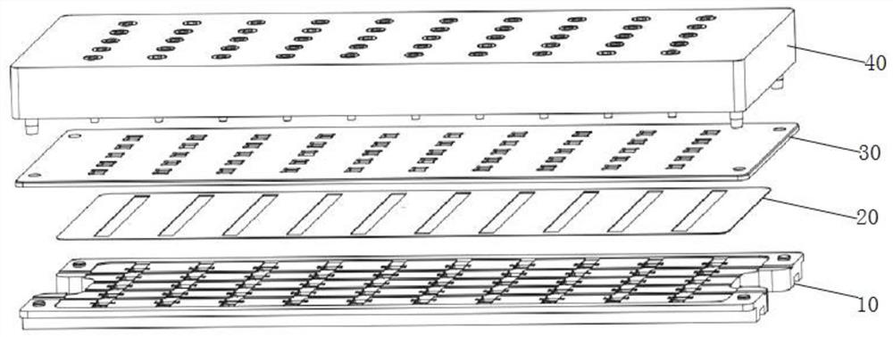 Automatic mass production type clamp for microelectronic device packaging