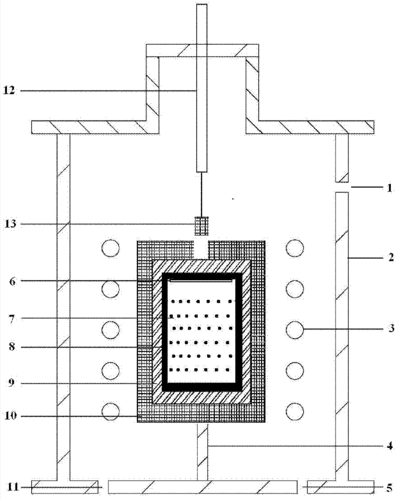 Method for growing aluminium nitride monocrystal by using physical vapor transport method