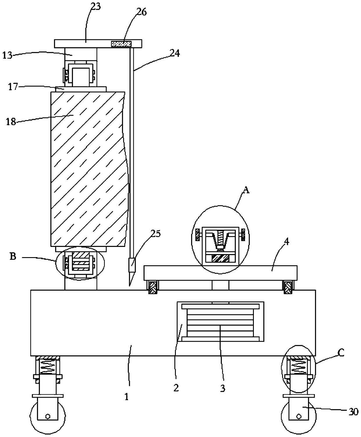 Antifouling isolation device for yarns