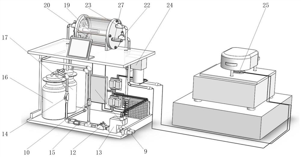 A precise control device for ambient atmosphere in narrow experimental cavity of scanning probe microscope