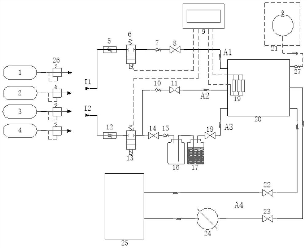 A precise control device for ambient atmosphere in narrow experimental cavity of scanning probe microscope