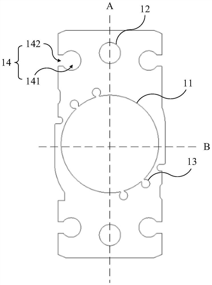 Motor stator and motor