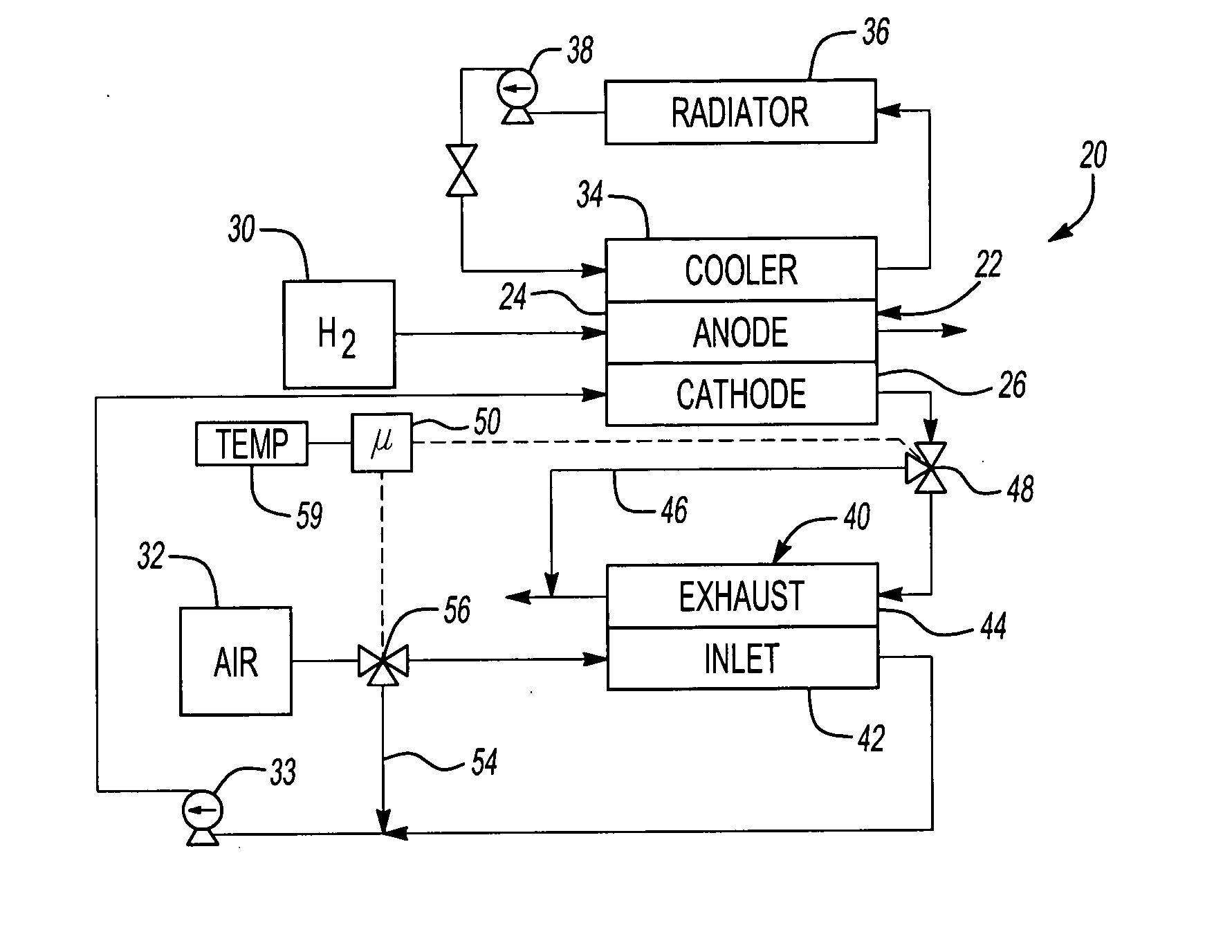 Low temperature fuel cell power plant operation