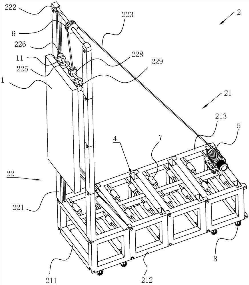 Construction method for rapidly mounting ALC plate