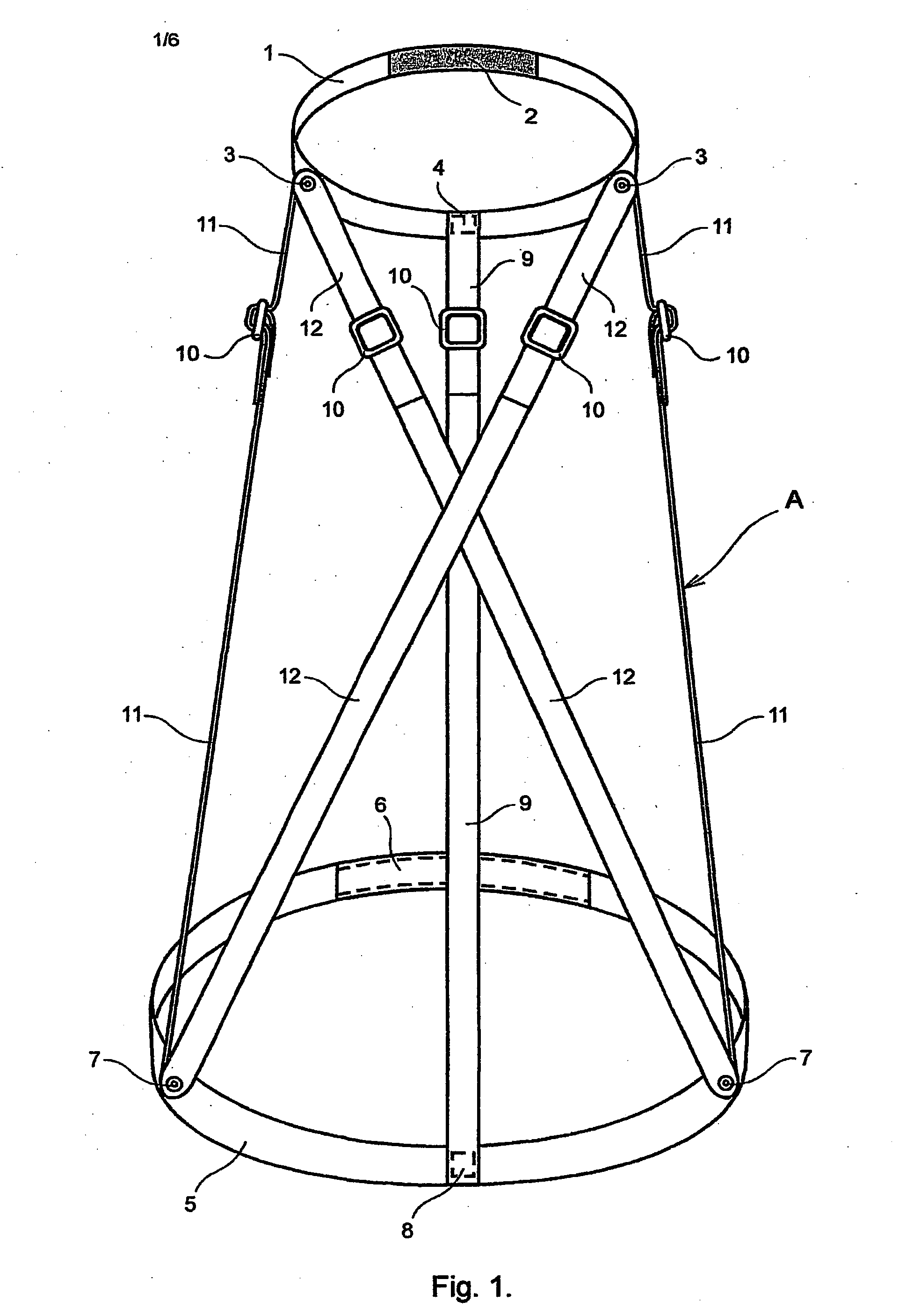 Corset to relieve the cervical spine