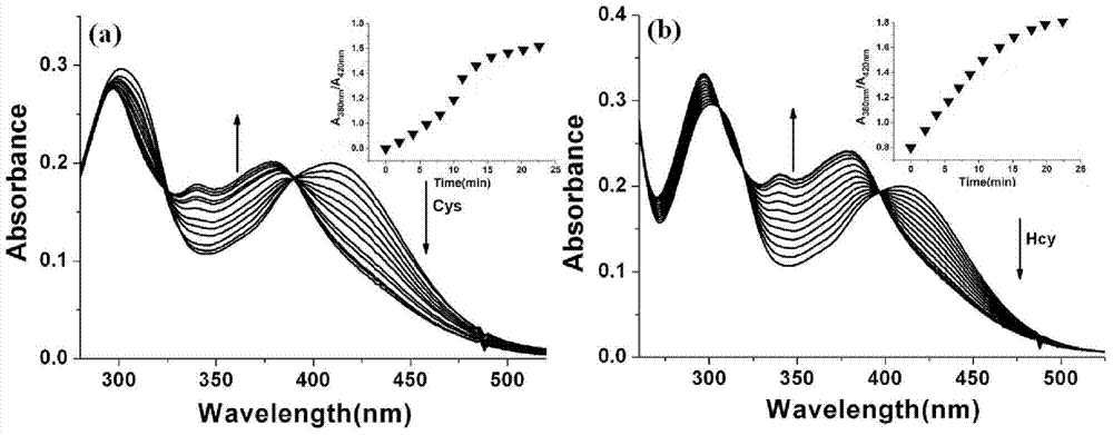 Two-photon fluorescent probe as well as preparation method and application thereof