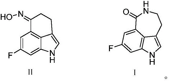 Synthesis process for Rucaparib intermediate of ovarian cancer treating medicine