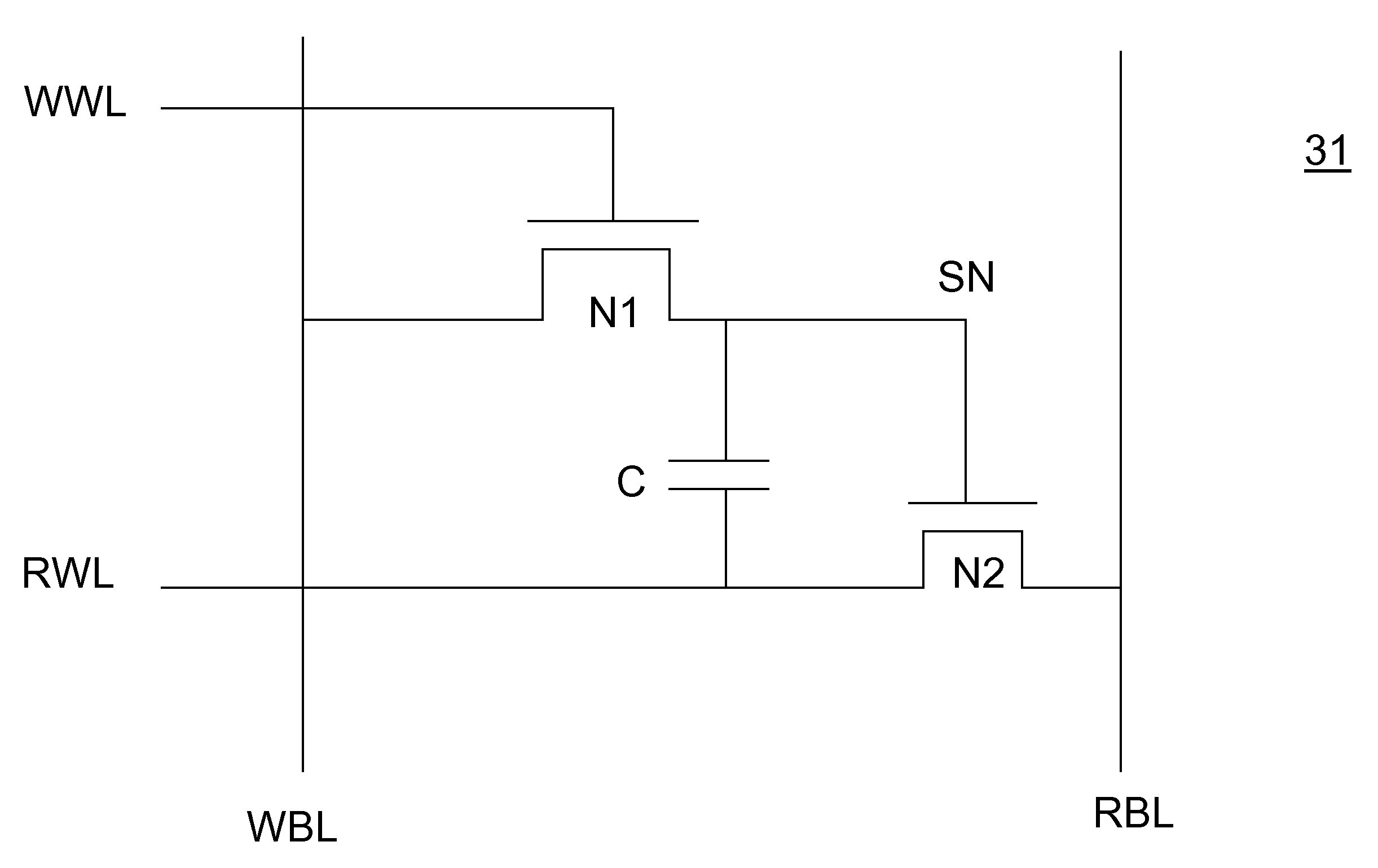 Circuit for high speed dynamic memory