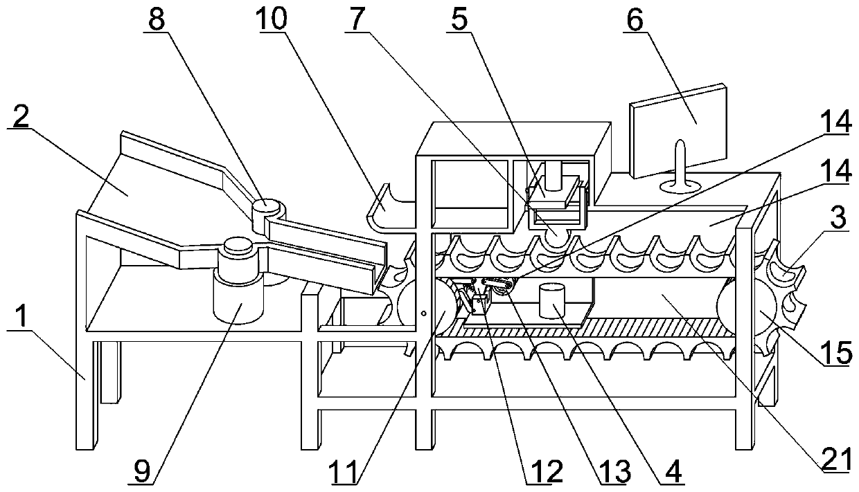 Soft X-ray detecting device for insects in fruits