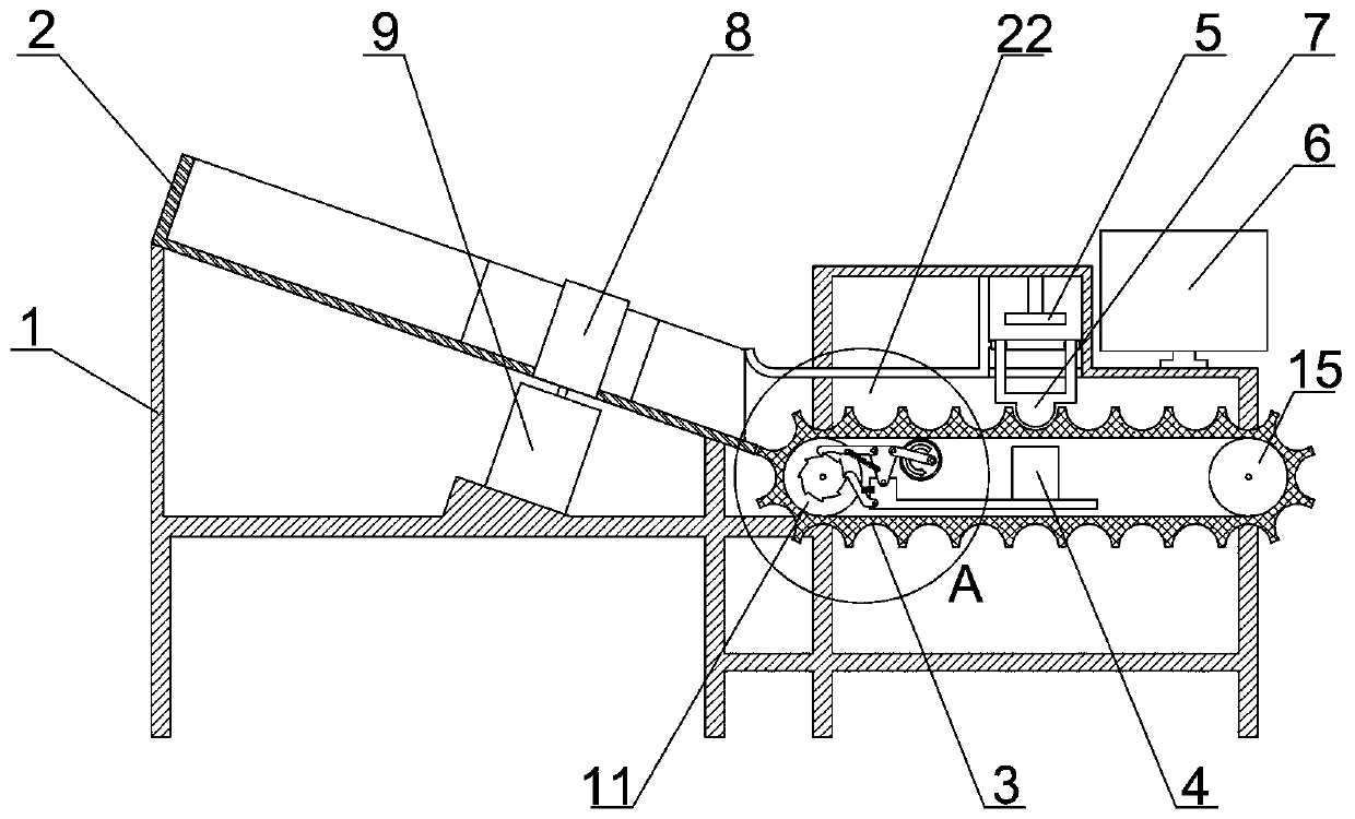 Soft X-ray detecting device for insects in fruits