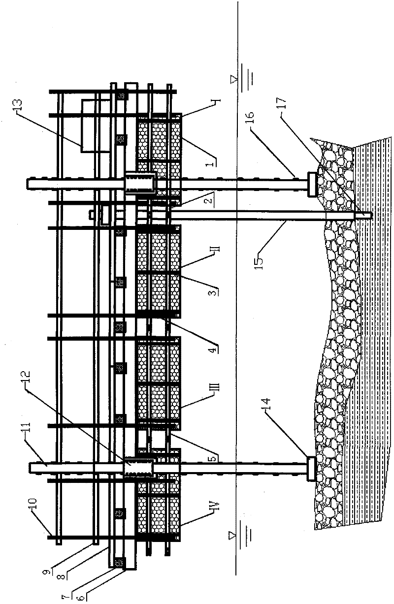 Foam platform for drilling on waterways