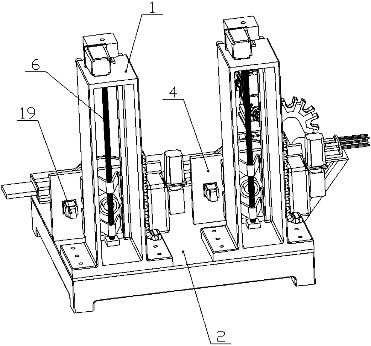 Turning integrated turning plate numerical control machining center