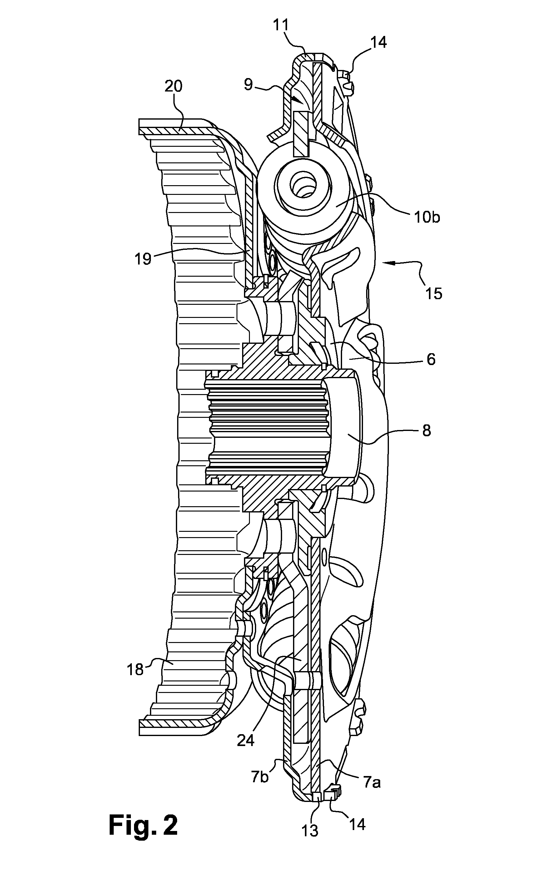 Torque transmission device for a motor vehicle