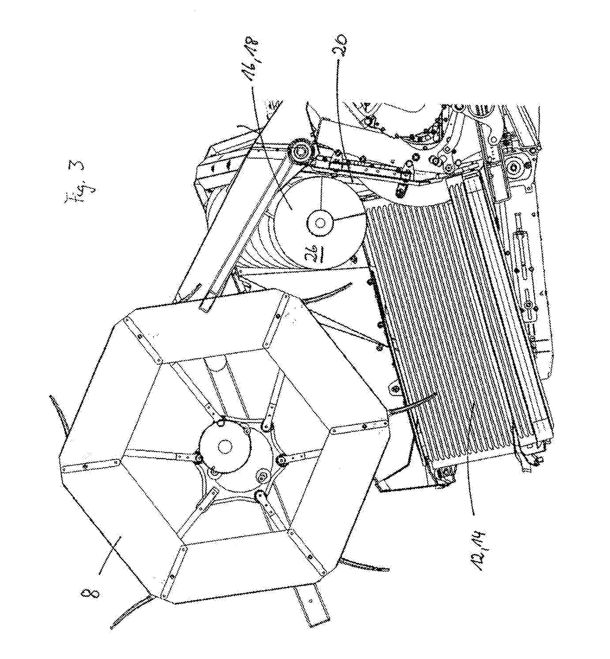 Draper Head with Multipart Screw Conveyor