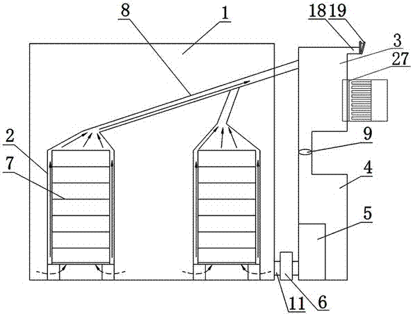 Energy-saving and cooling system for communication room with pre-dehumidification and cooling structure