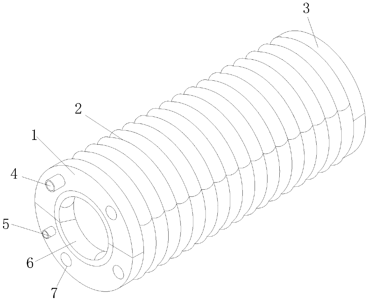 Isolation implement for treatment of limb surface burn injuries