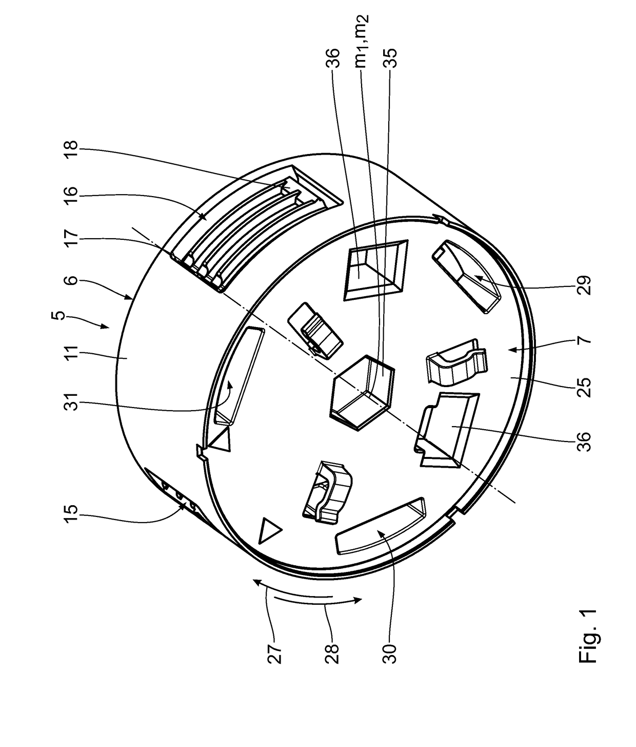 Insert casing for fastening an electrical component