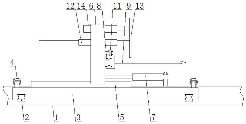 Heat preservation cotton sliver distributing device