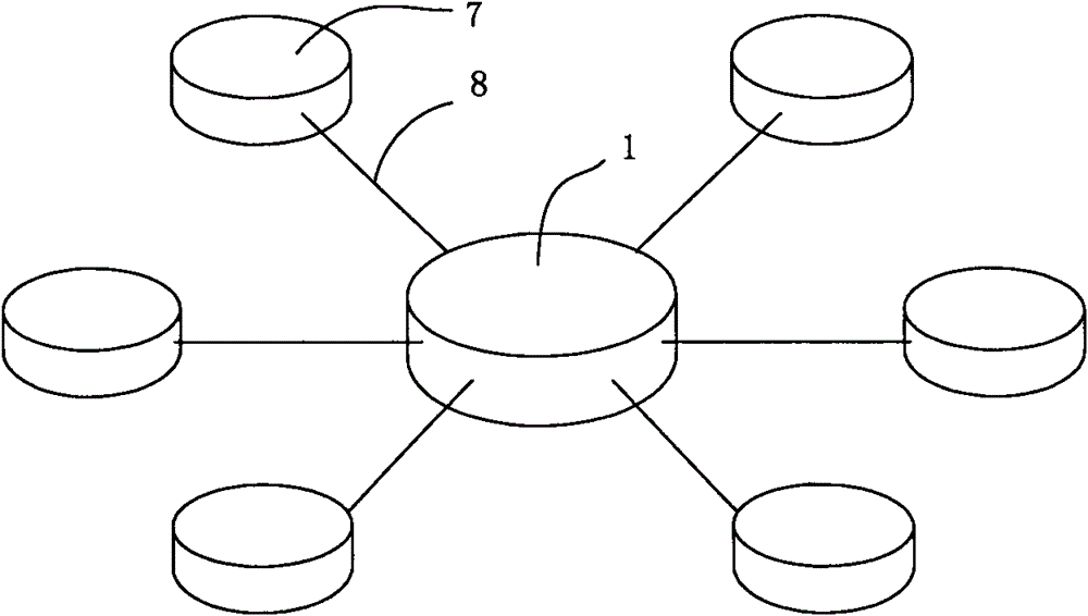 Floating-type water wind power generating device