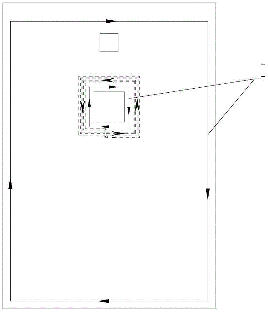 NFC antenna with metal rear casing