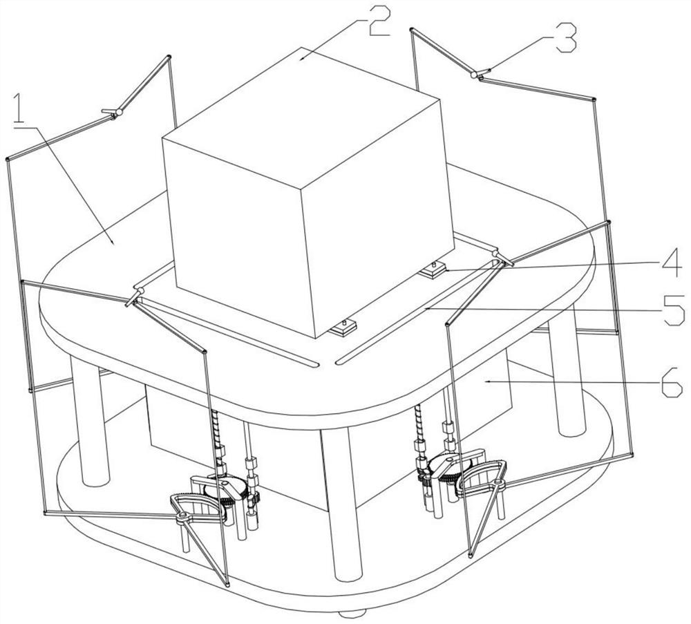 A vibration damping pad noise test system