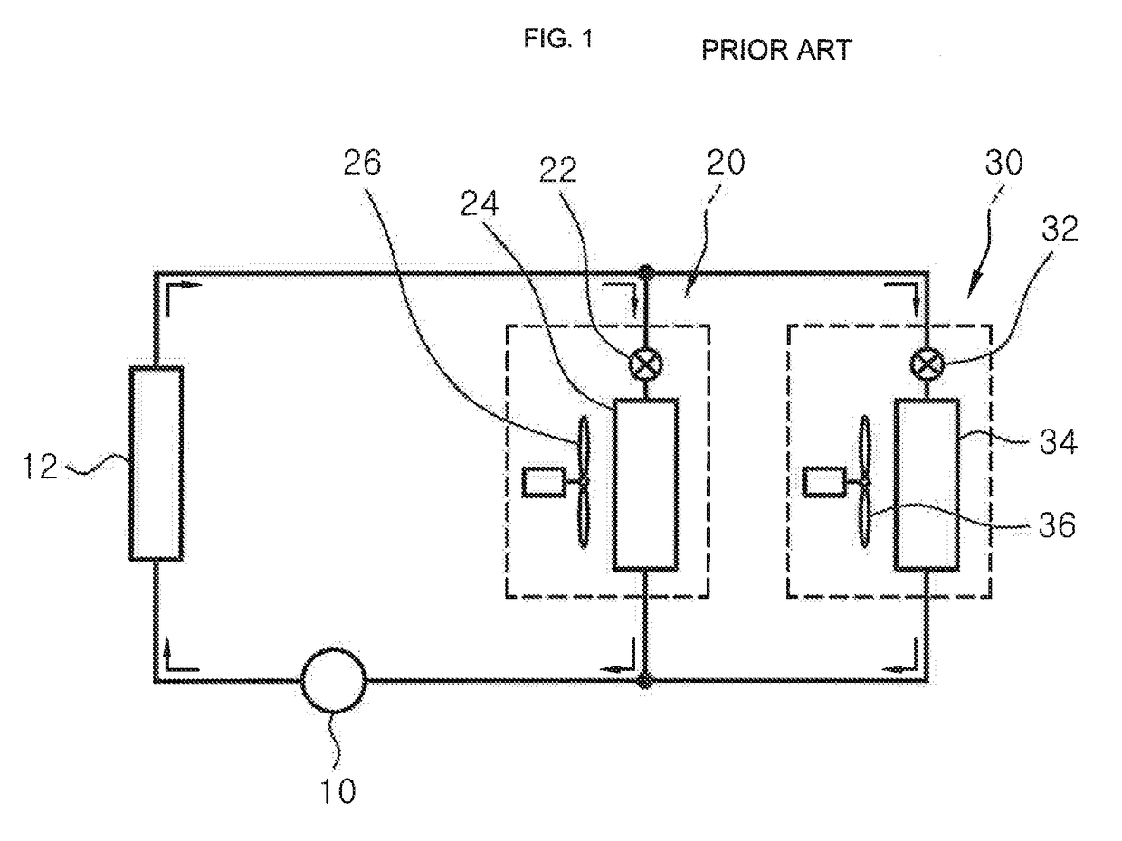 Air conditioning system for motor vehicles