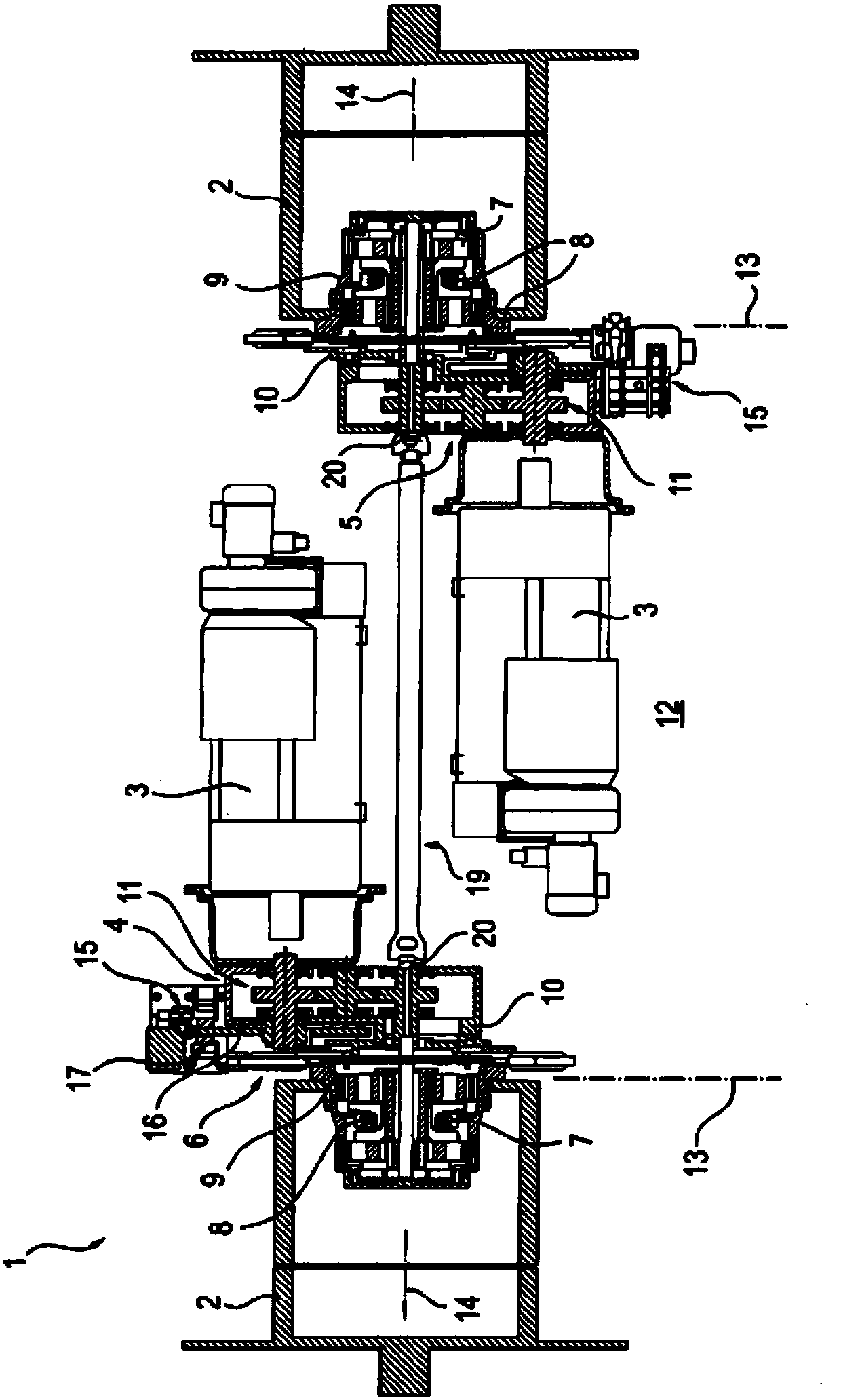 Hoisting winch assembly