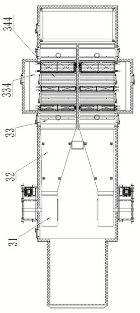 Ventilation device for aircraft test