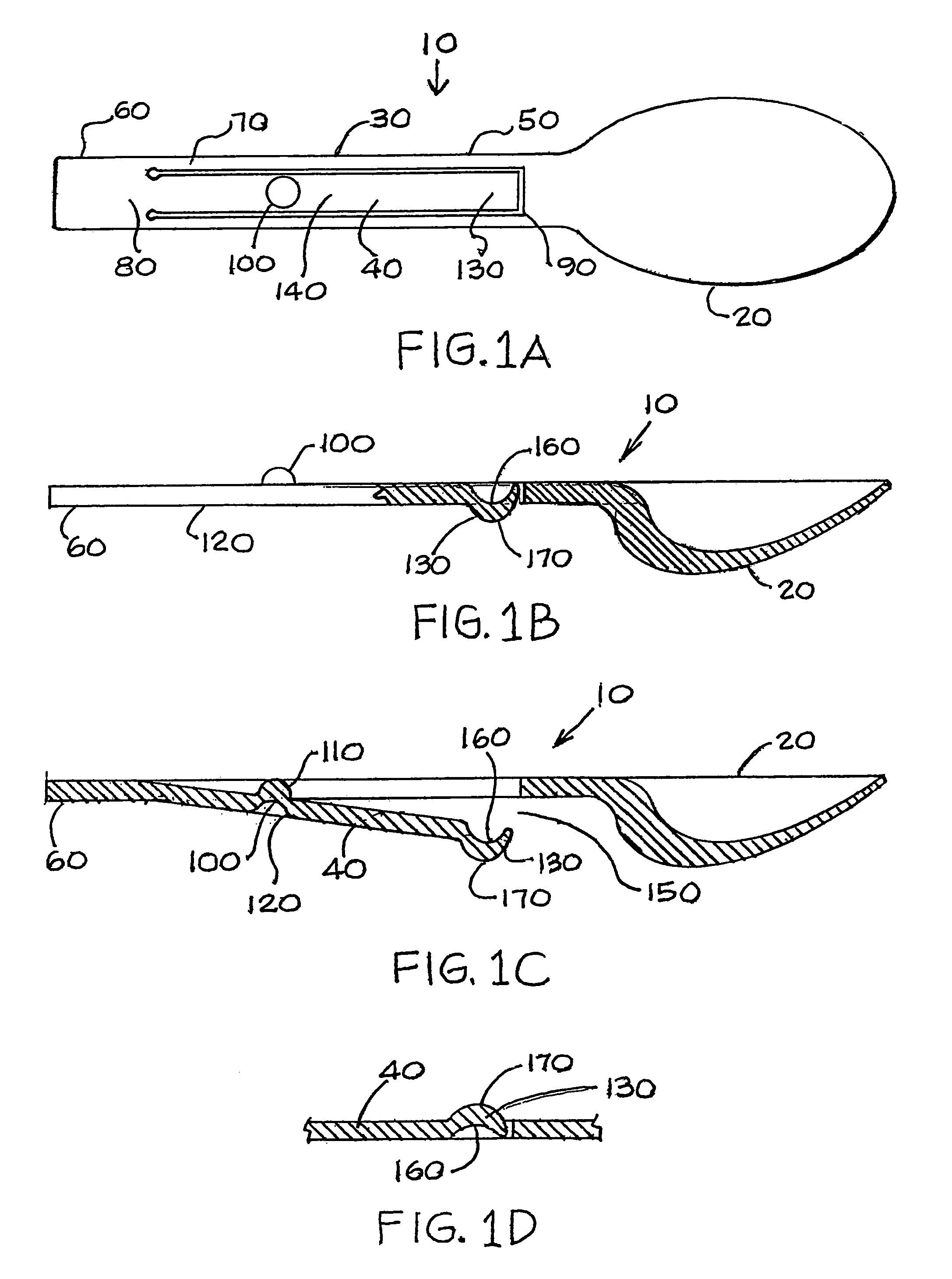 Clip-on utensils and methods of use thereof