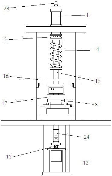 Bearing rotation torque test device