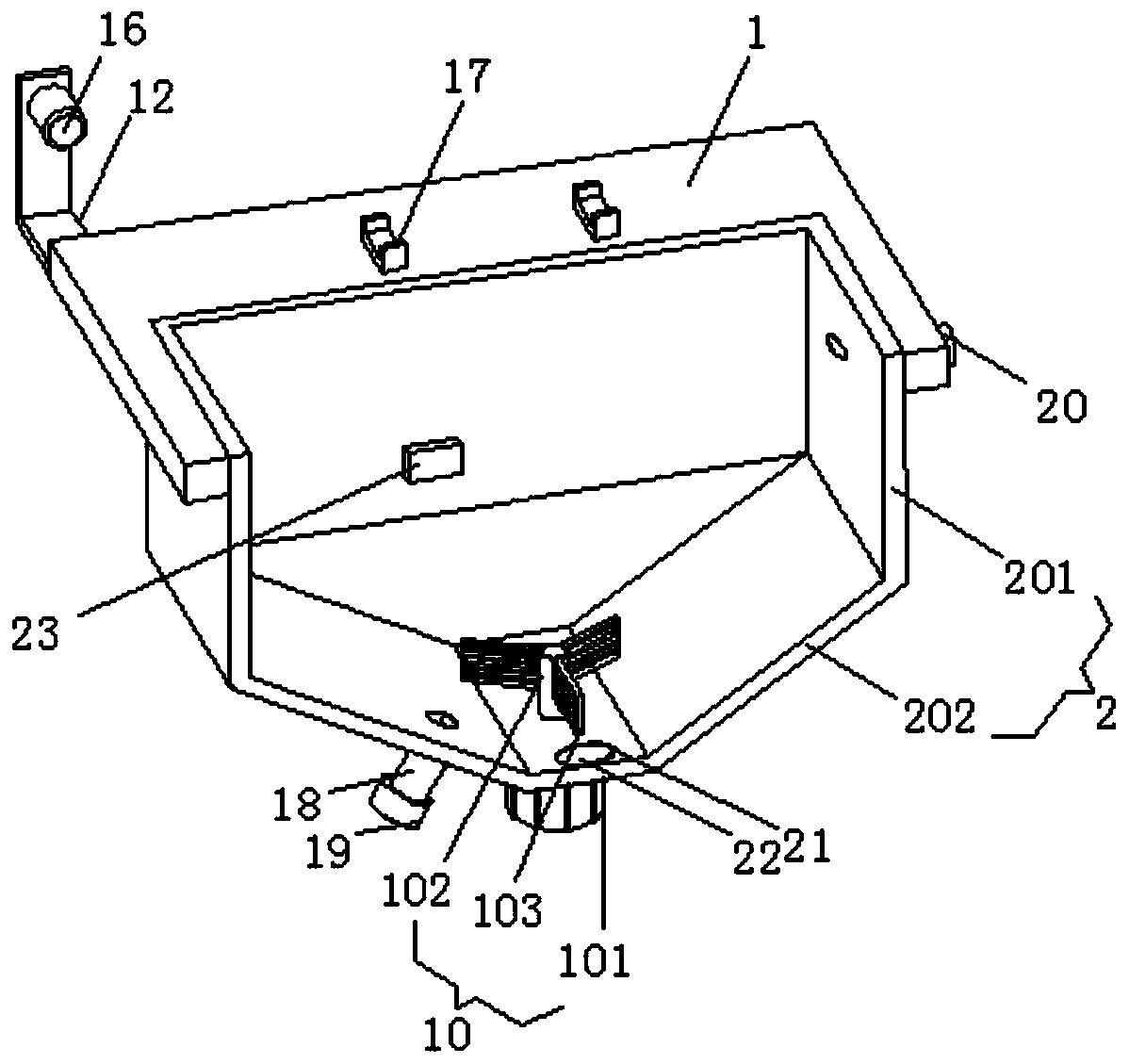 A water-cooling device for processing aluminum profiles based on the Internet