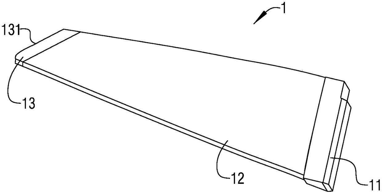 A kind of clamping method of compressor blade and used clamp