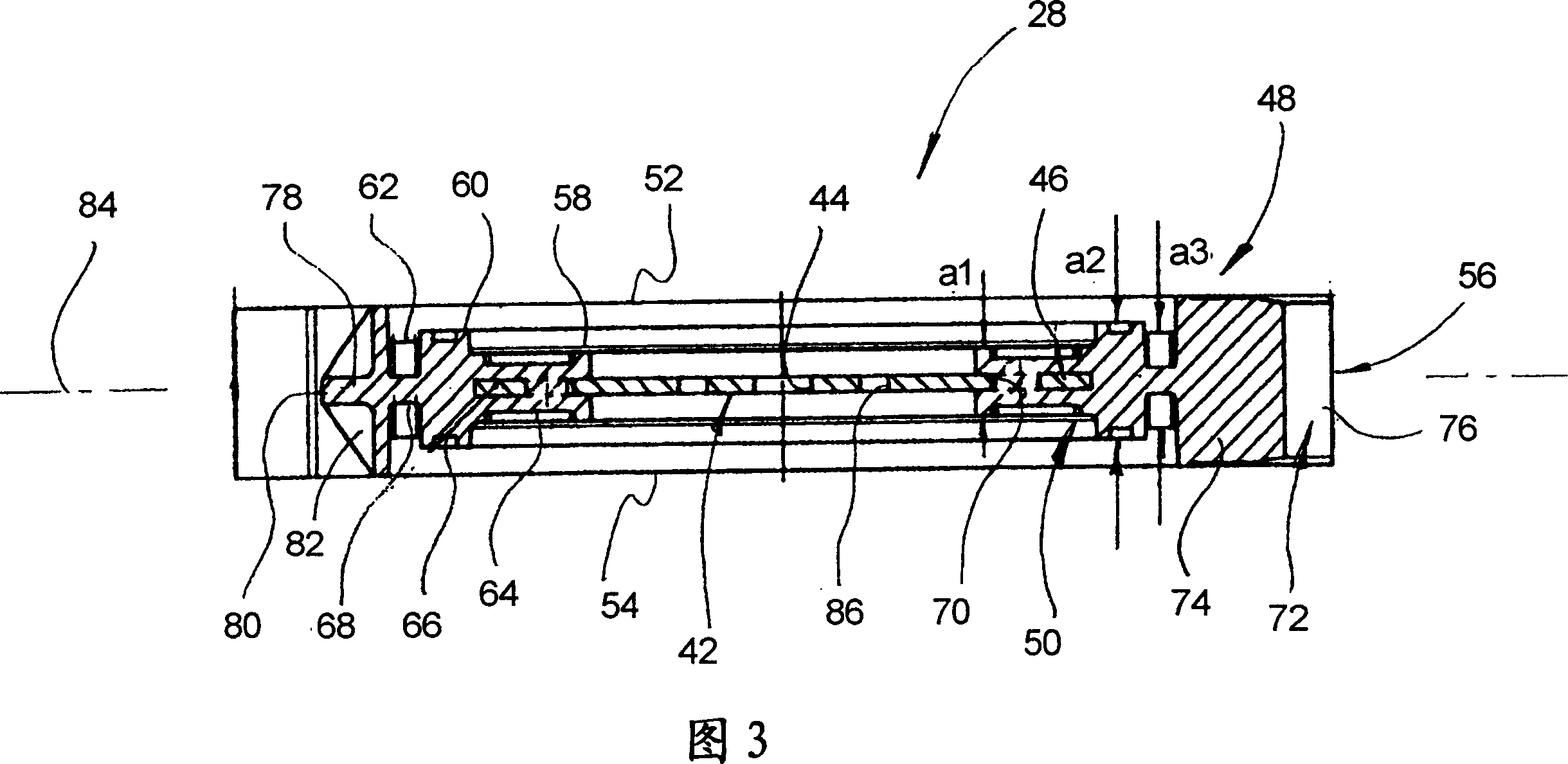 Running wheel for suction machine