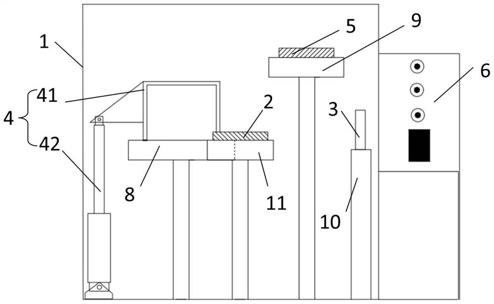 Air purification simulation demonstration device and use method thereof