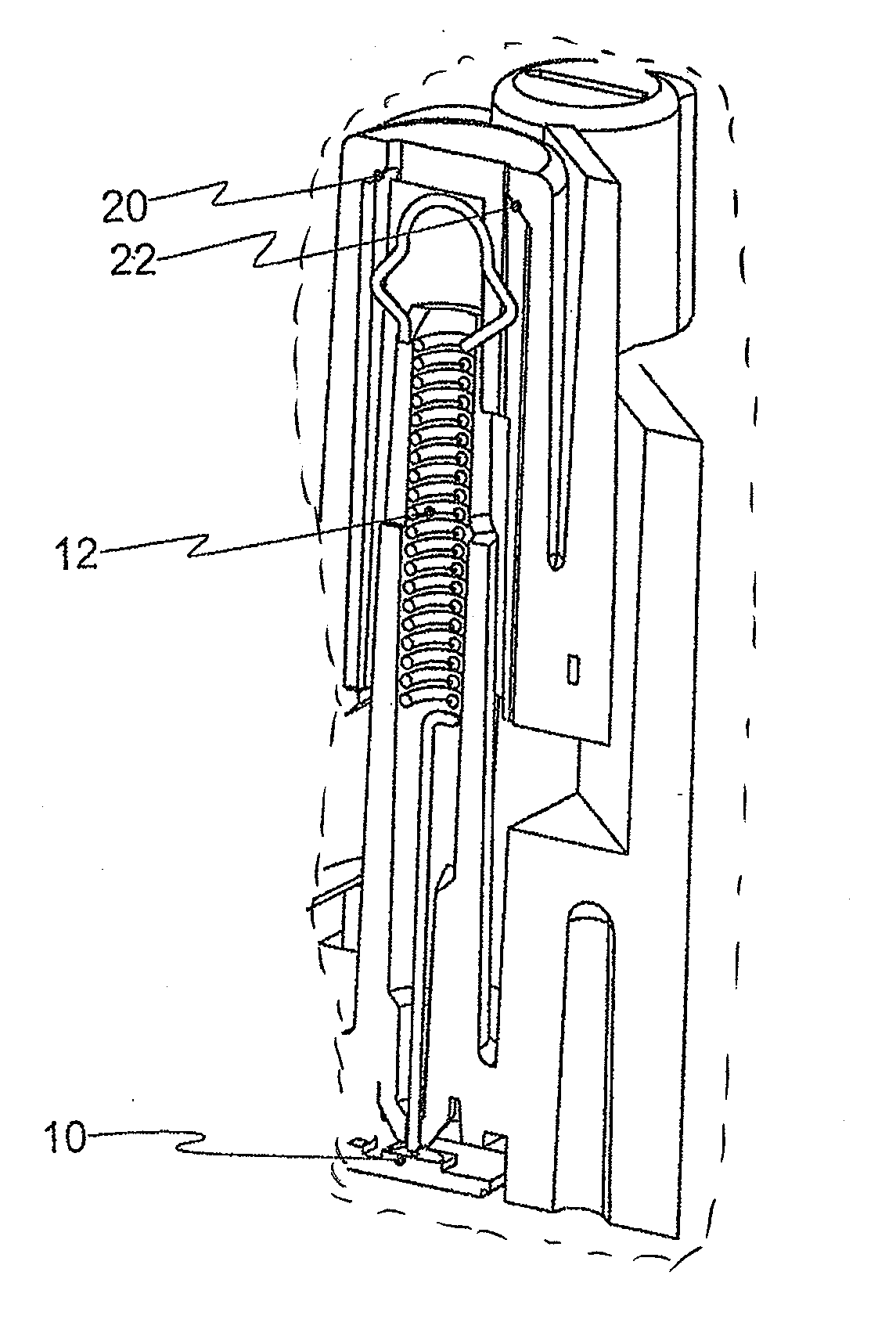 Power Semiconductor Module with Prestressed Auxiliary Contact Spring