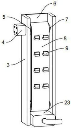 Climbing protection frame for building construction