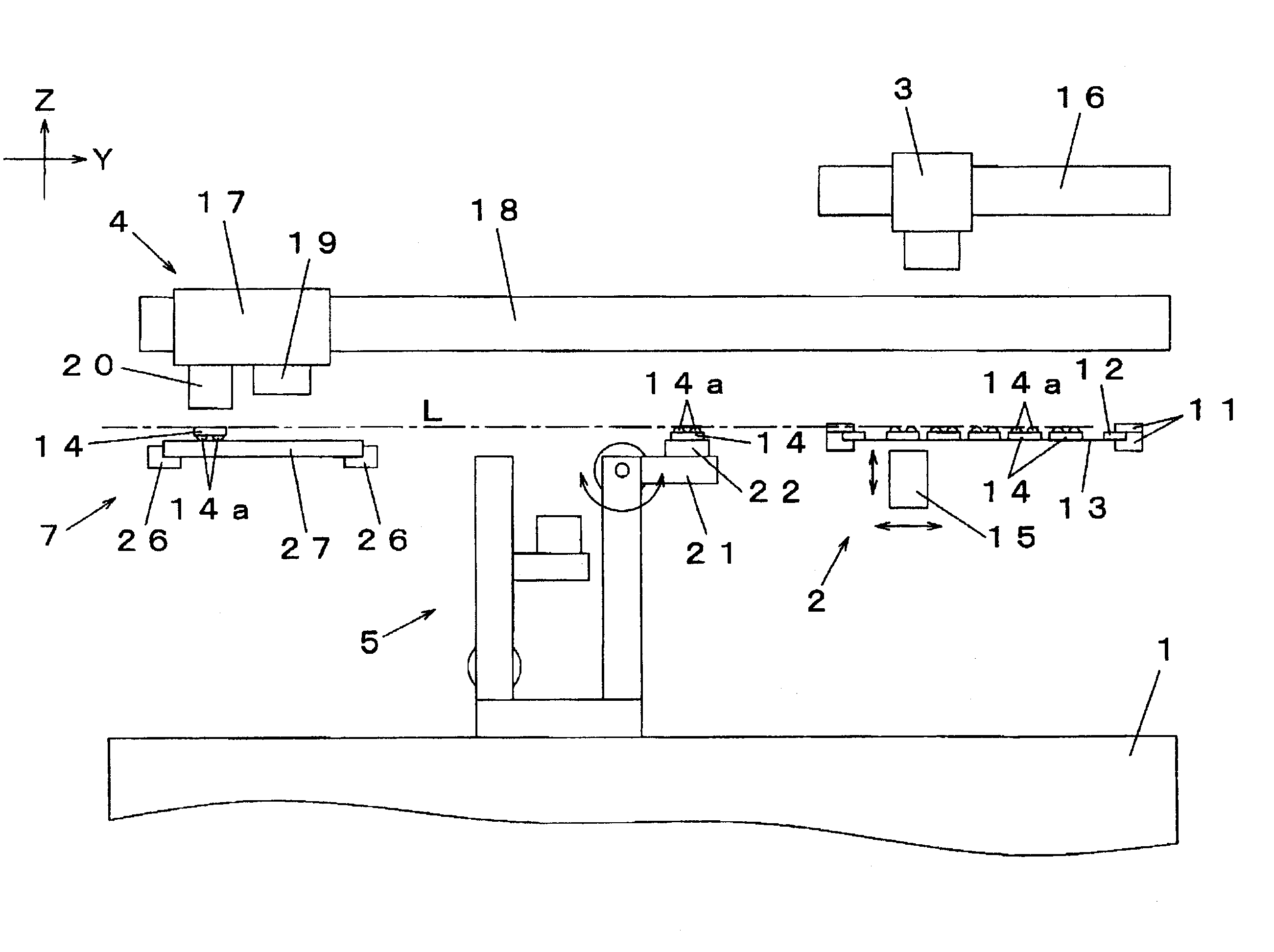 Chip reversing device and chip reversing method, and chip mounting apparatus and chip mounting method