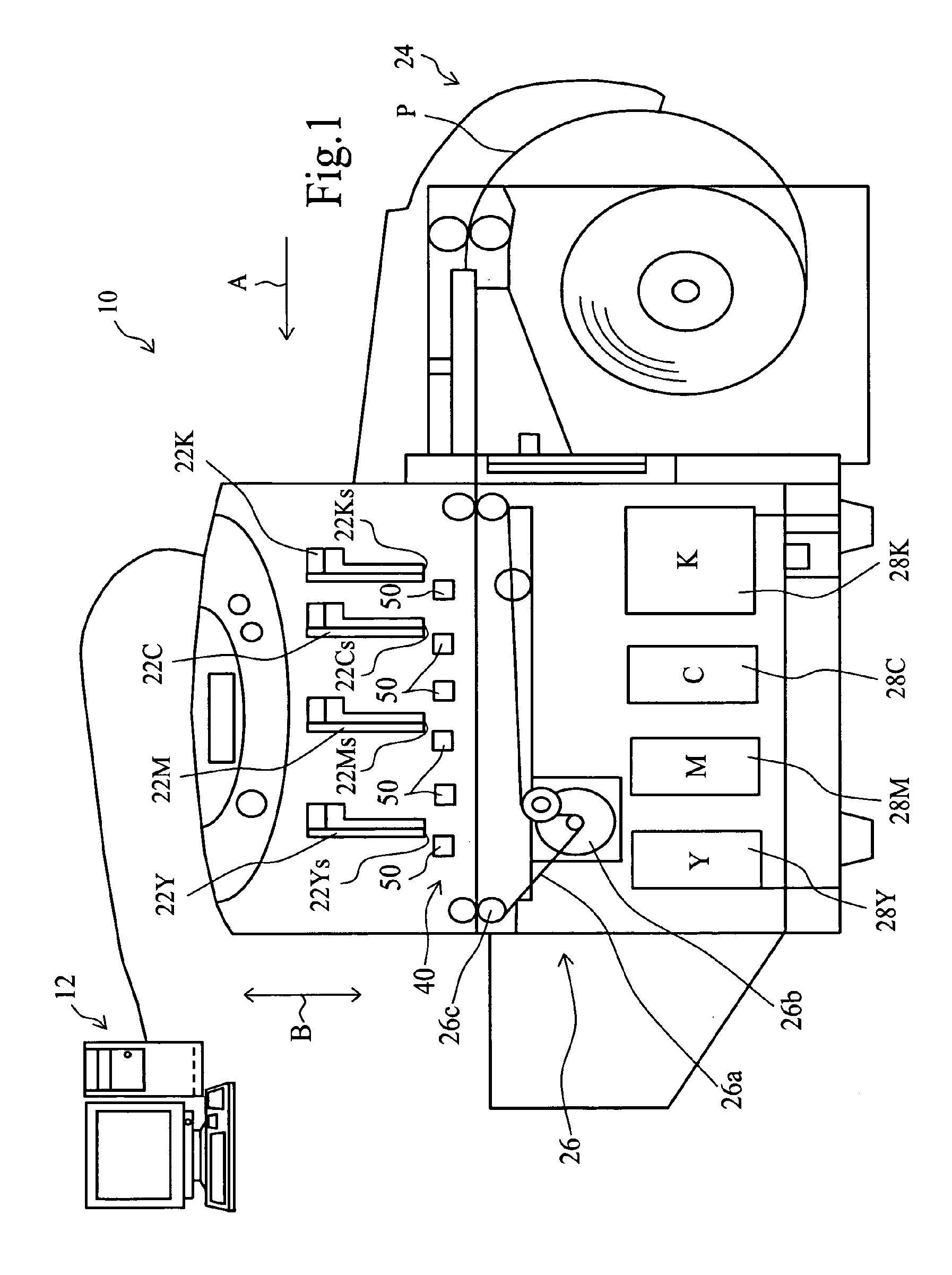 Ink-feeding device and pressure-generating method