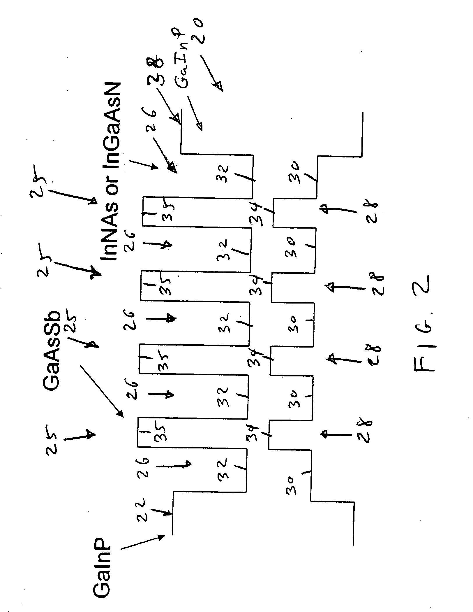 Type II quantum well mid-infrared optoelectronic devices