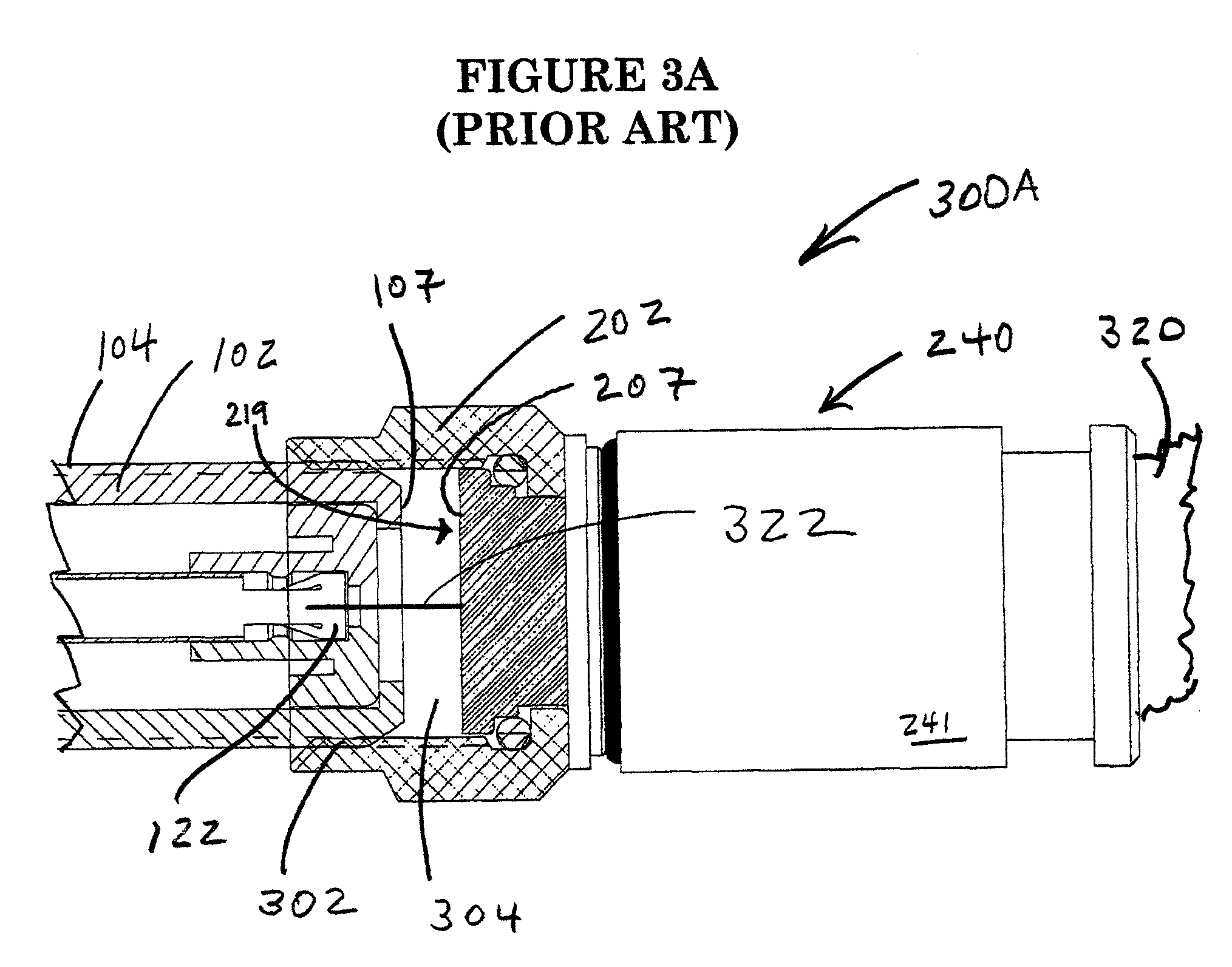 Moving part coaxial cable connectors