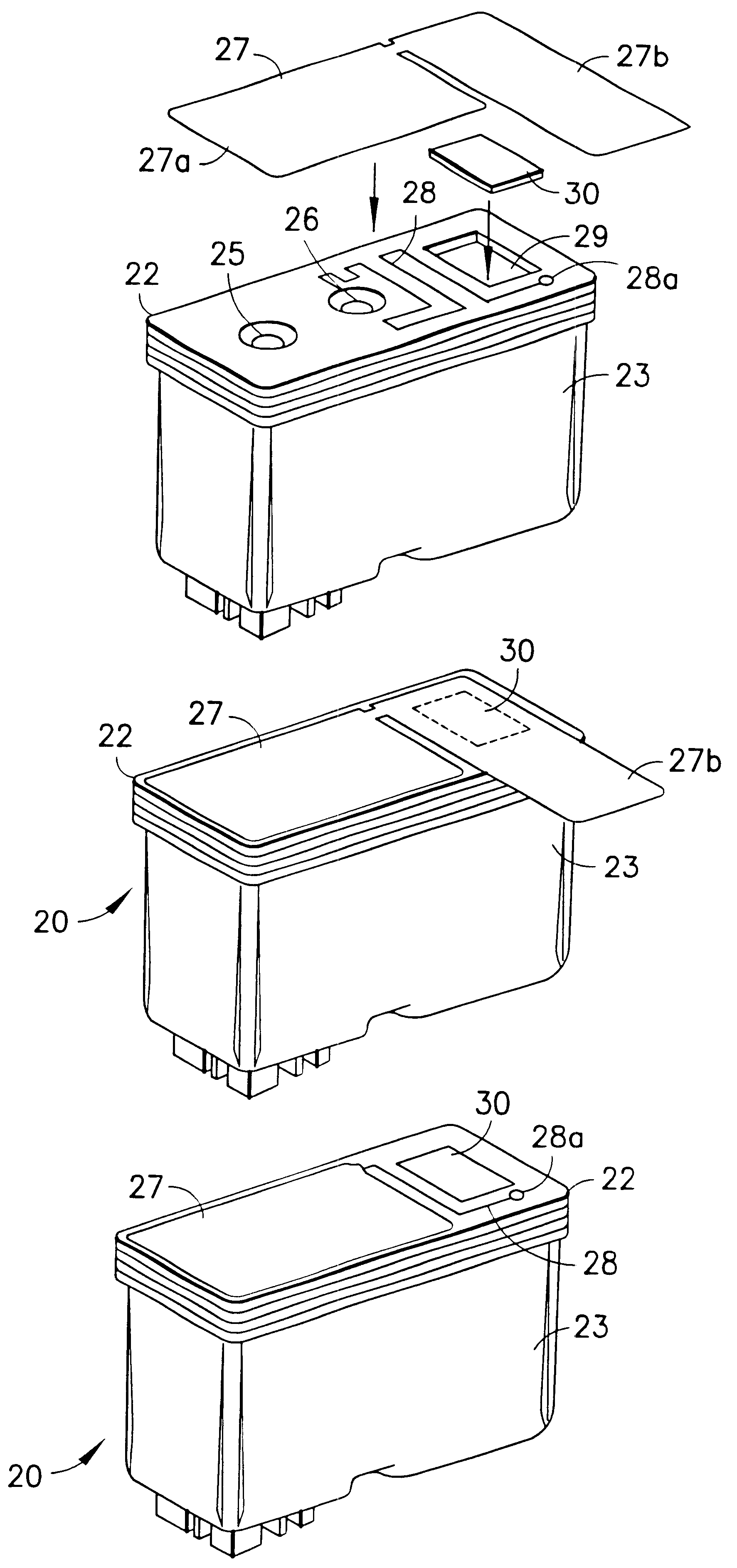 Ink cartridge for ink-jet printing apparatus
