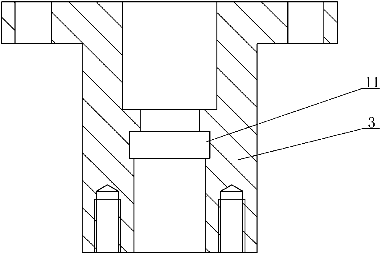 Punching device for electromagnetic punching machine