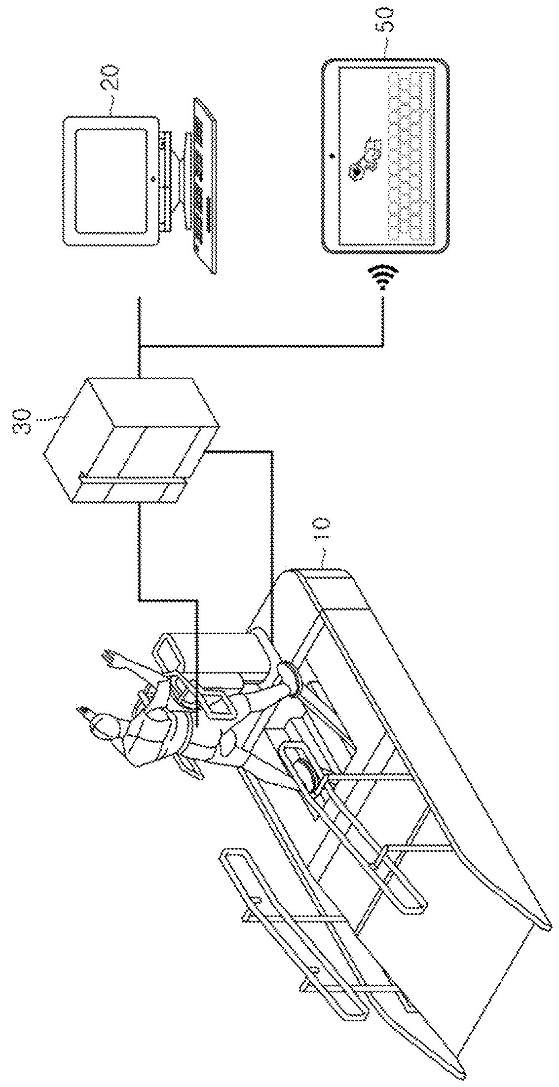 Gait rehabilitation control system and method therefor