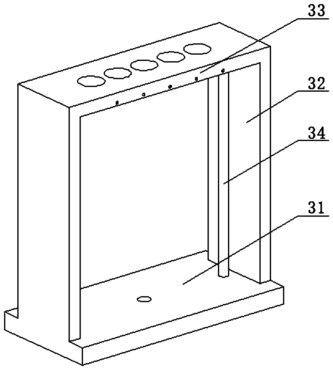 Chemical experiment test tube cleaning device for high school students