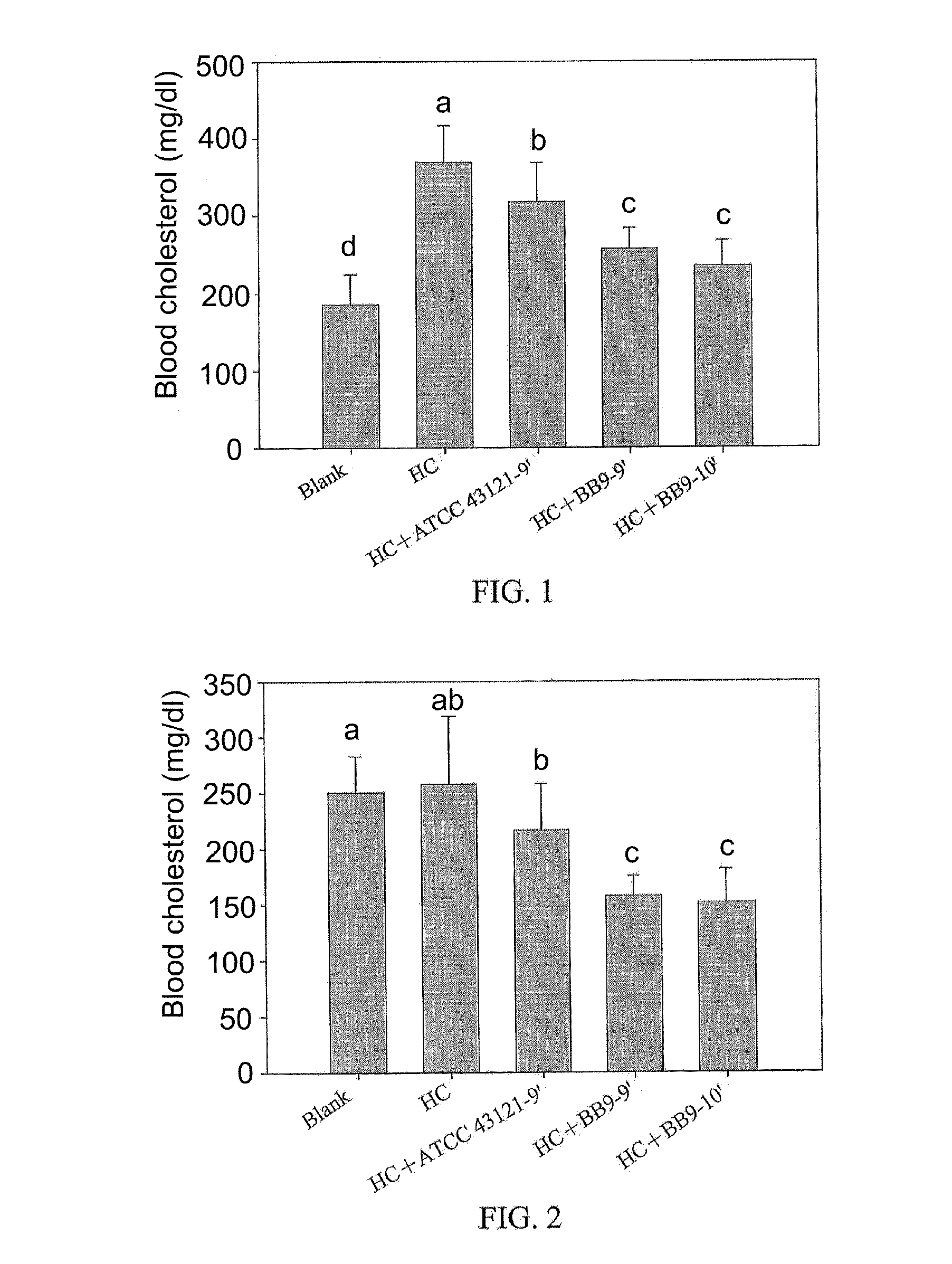 Lactobacillus plantarum bb9 capable of adhering to gastrointestinal tract and cholesterol removal