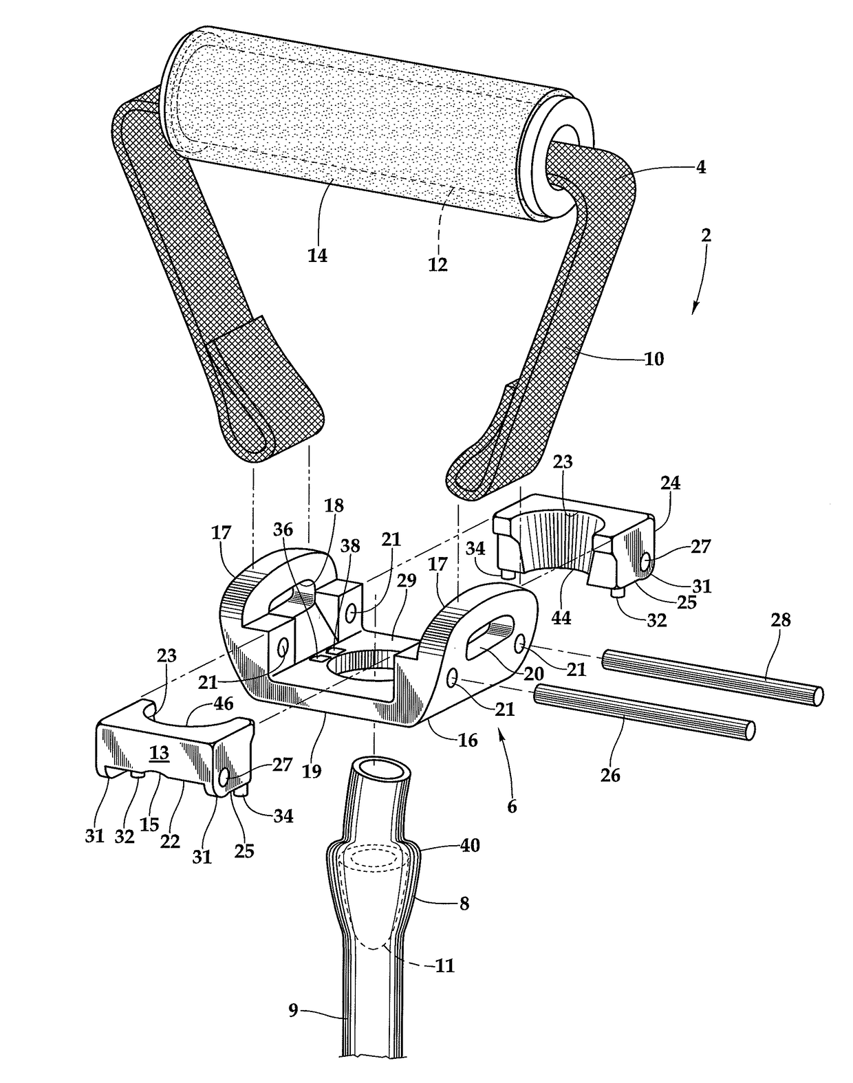 Interchangeable resistance tube assembly