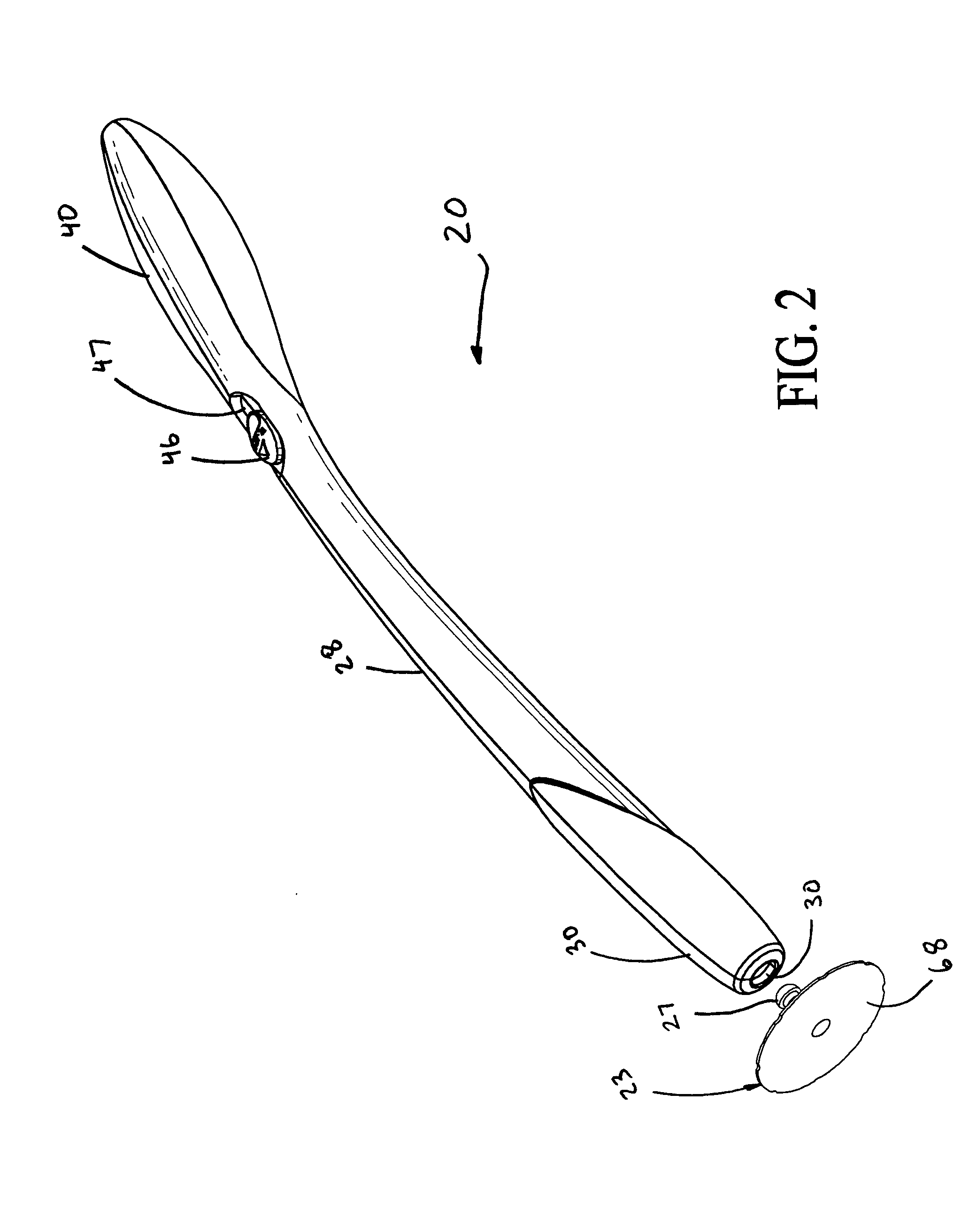 Cleaning tool assembly with a disposable cleaning implement