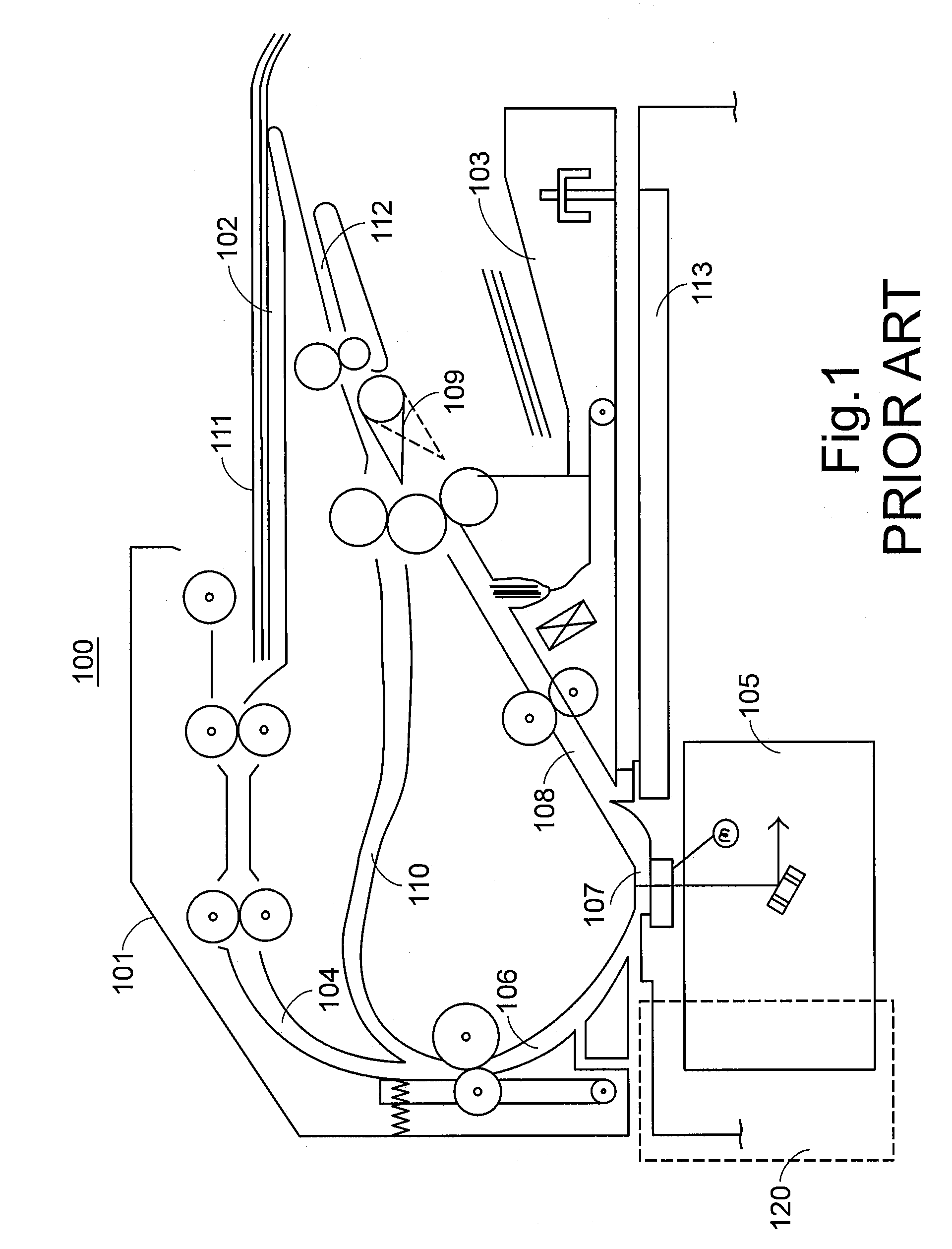 Automatic document feeder for duplex scanning